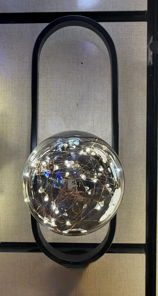 Modern Fairy Light Glass Wall Light