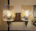 Double Glass Wall Light