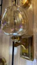 Luxury Clear Glass Wall Light