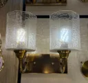 Double Glass Wall Light