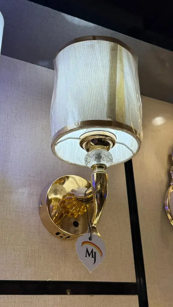 Luxury Fabric Shade Wall Light